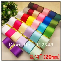 6 8 20mm SATIN RIBBON WEDDING PARTY TABLE ANNIVERSARY CAKE FLOWER DECORATING Fashion Accessories 25 color