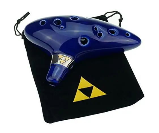 

100 PCS 12 Hole alto C Ocarina From Legend of Zelda with Protective Bag