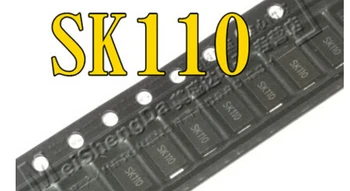 

SK110 Rectifier Diode 1A 100V SK110A SMA New SMD DO-214AC 100PCS