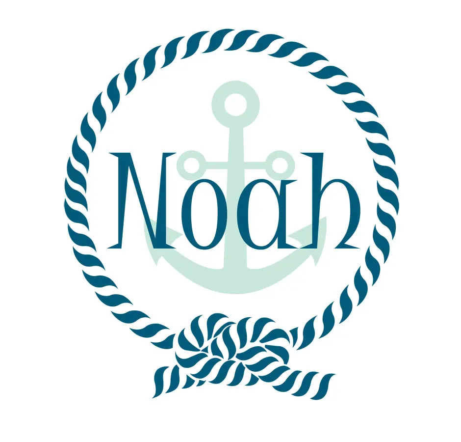 

Personalised Boys Name Wall Stickers For Baby Boy Room Removable Sailor Themed Anchor Wall Decal Mural DIY Home Decor ZA291