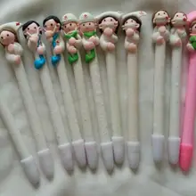 10 шт. модная подарочная ручка больница Доктор Медсестры шариковая ручка Полимерная глина рекламная шариковая ручка креативная шариковая ручка