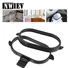 NWIEV автомобиль-Стайлинг для BMW E46 E39 E60 E90 E36 F30 F10 X5 E53 E34 E30 Mini Cooper Лада мусорное ведро мешок зажимы аксессуары