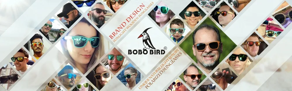 Женские солнцезащитные очки BOBO BIRD okulary, мужские поляризованные очки с бамбуковыми ножками, черная квадратная оправа, винтажные очки oculos de sol feminino C-CG004