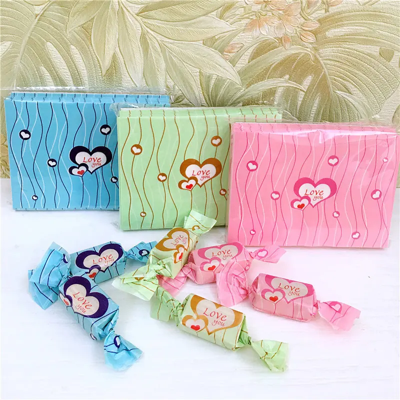 

500pcs 12.5*9cm Lovely Sweet Wrapper Candy Paper Nougat packaging paper