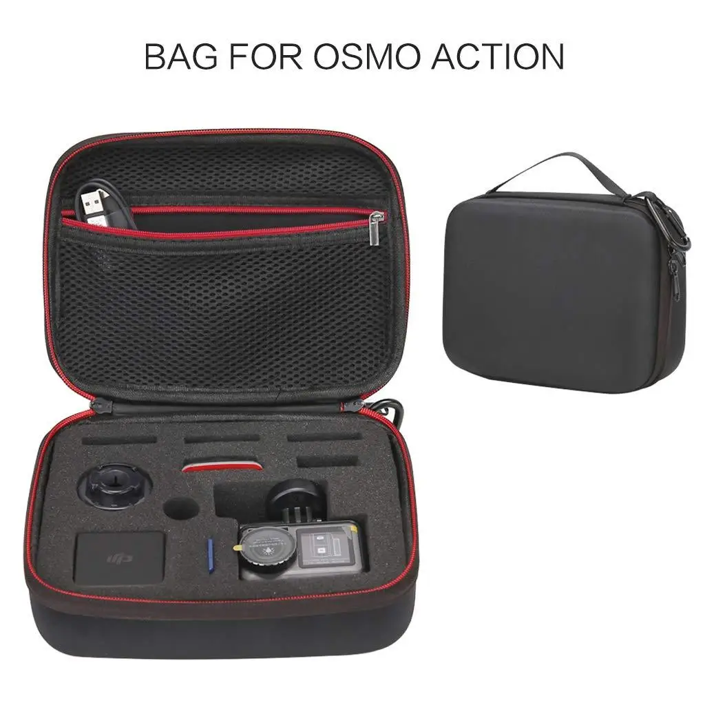 Carrying Case for DJI Osmo Action Camera and Accessories,EVA Hard Case for Osmo Action