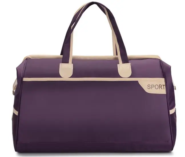 Многофункциональная Мужская простая нейлоновая сумка для багажа, портативная большая Вместительная дорожная сумка, повседневная Водонепроницаемая короткая дорожная сумка L494