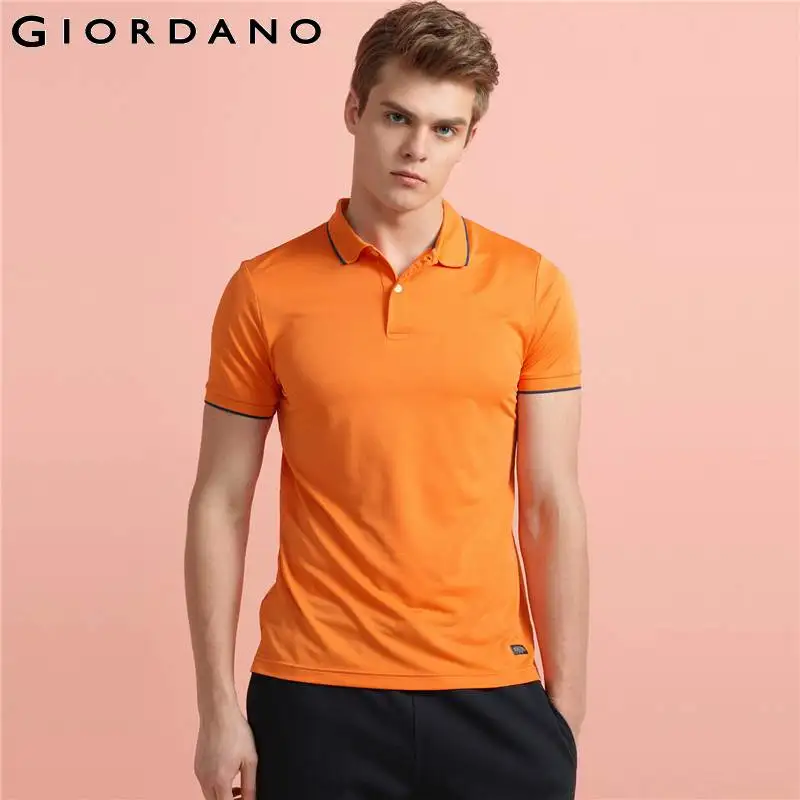 Aliexpress.com : Buy Giordano Men Polo Fast Dry Slim Breathable Solid Polo Shirt for Men Male 