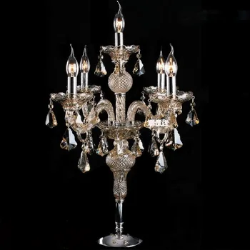 

luxury imported color crystal table lamps and European style living room bedroom bedside lamp LU809181