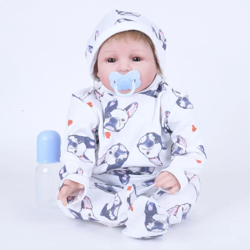 LEOOFU 55 см 22 дюймов reborn baby doll тела мягкие силиконовые младенцы реалистичные