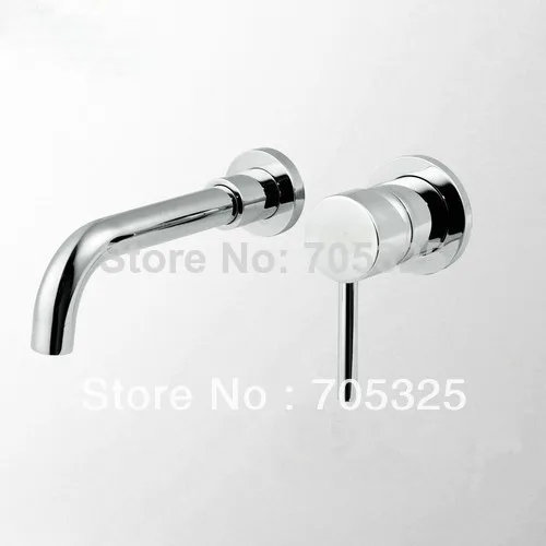 Wall Mounted Waterfall Single Handle Chrome Mixer Tap Faucet Z82601 | Обустройство дома