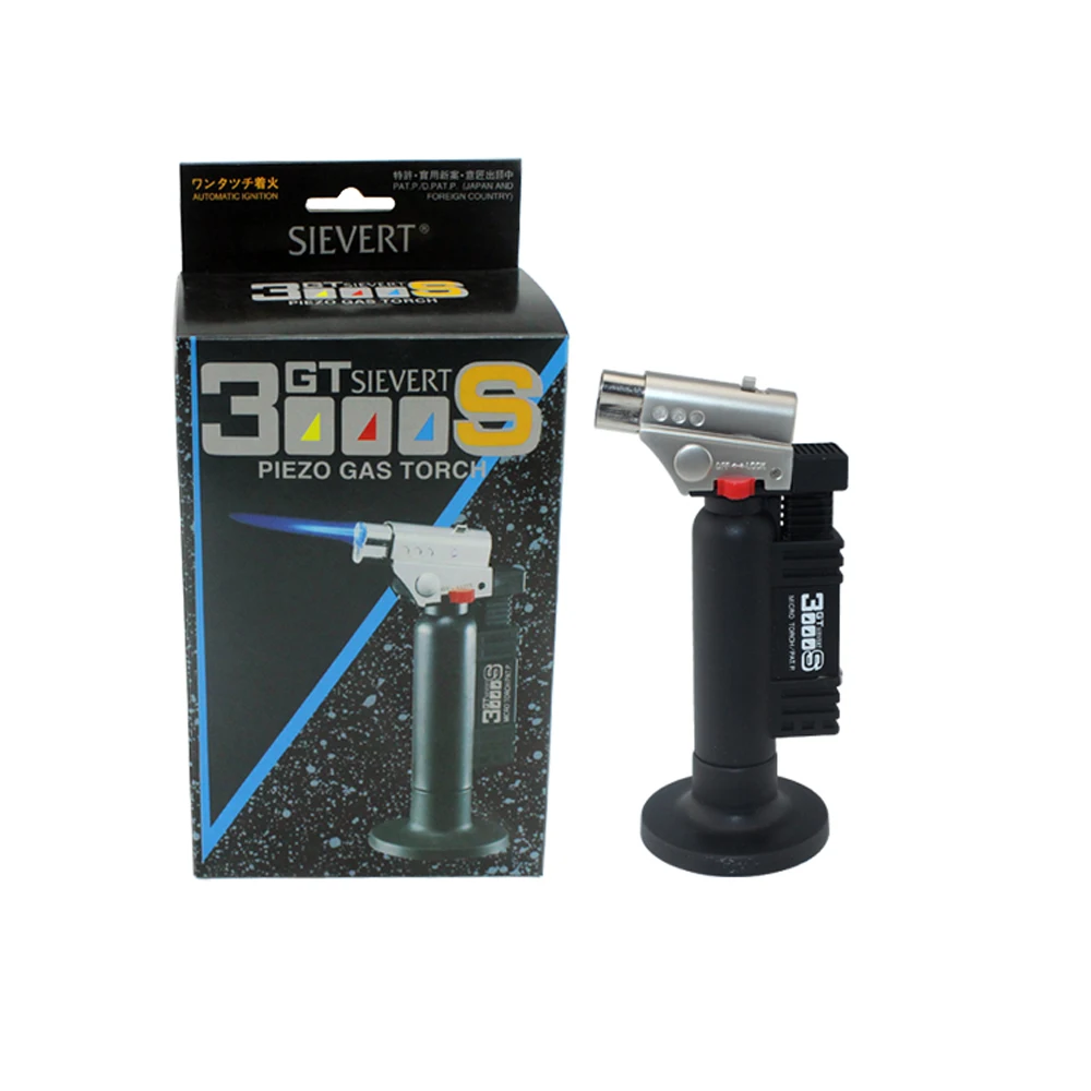 GT3000S Piezo Gas Torch,1300c Celsius jet flame torch cigar butane gas