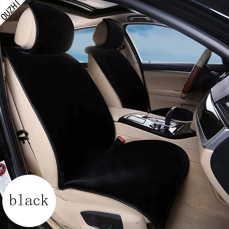 OUZHI keep warm plush car seat covers universal front rear
