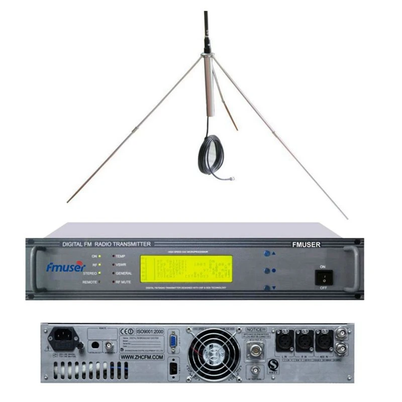 Бесплатная доставка FMUSER czh618f-30w 2u Профессиональный fm-передатчик cd-качество