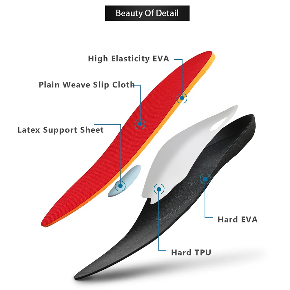 Весна двор EVA для взрослых без каблука поддержка свода стопы ортопедические стельки для Для мужчин Для женщин унисекс арки Поддержка