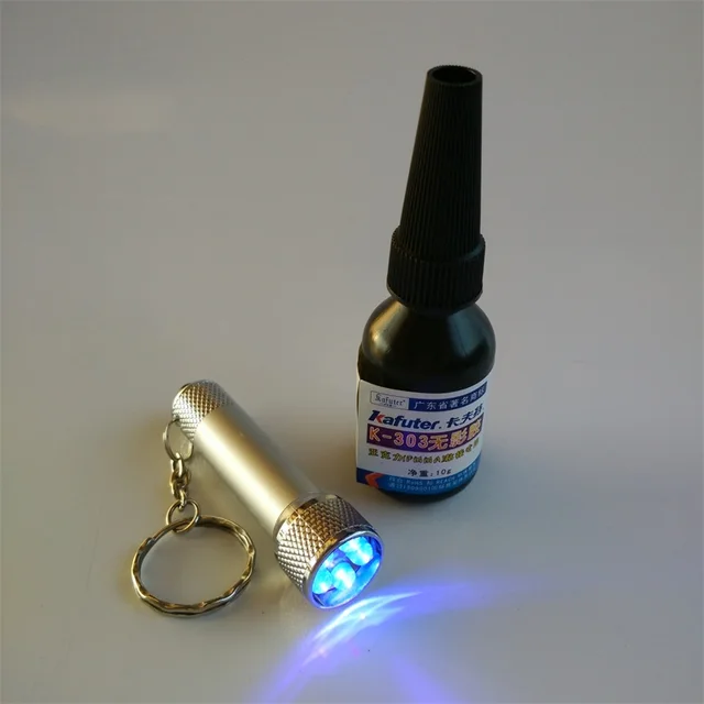 new 10g kafuter k 303 uv glue uv curing adhesive acrylic transparent