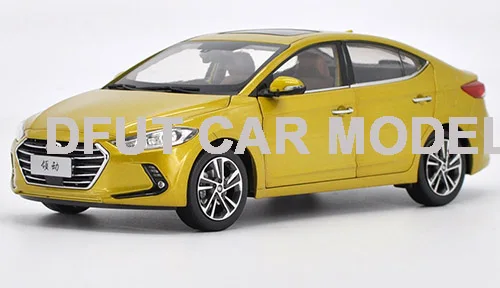 Масштаб 1: 18 игрушечный автомобиль из сплава hyundai elantra модель детских игрушечных автомобилей оригинальные авторизованные Аутентичные детские игрушки - Цвет: 3