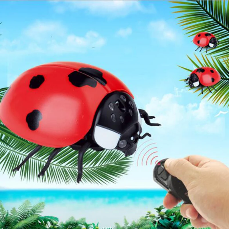 Remote Control Ladybug Creative Toy Remote Control Sevenstar Ladybug Child Simulation Infrared