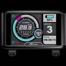 Цветной TFT ЖК-дисплей 24v36v48v52v60v72v 3,5 дюймов ips экран вертикальный/горизонтальный средний тип+ контроллер Запчасти для электровелосипеда