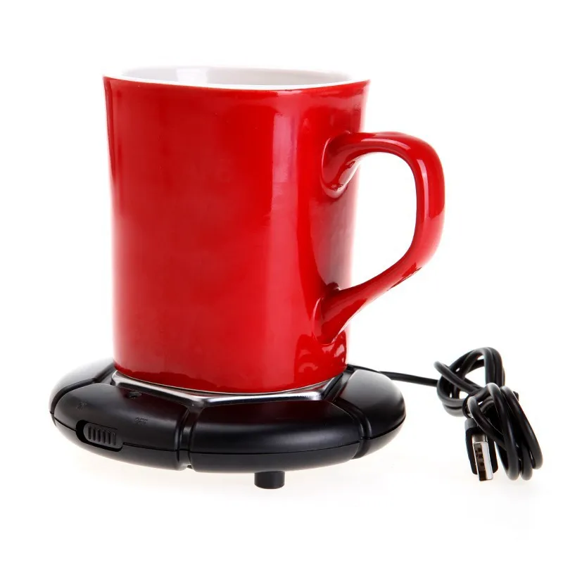 Portable USB Powered Cup Mug Warmer Coffee Tea Drink Heater Tray Pad