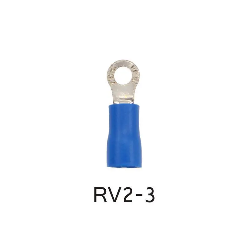 1000PCS RV2-4S 16-14AWG Insulated Wire Connector Electrical Crimp Ring Terminals