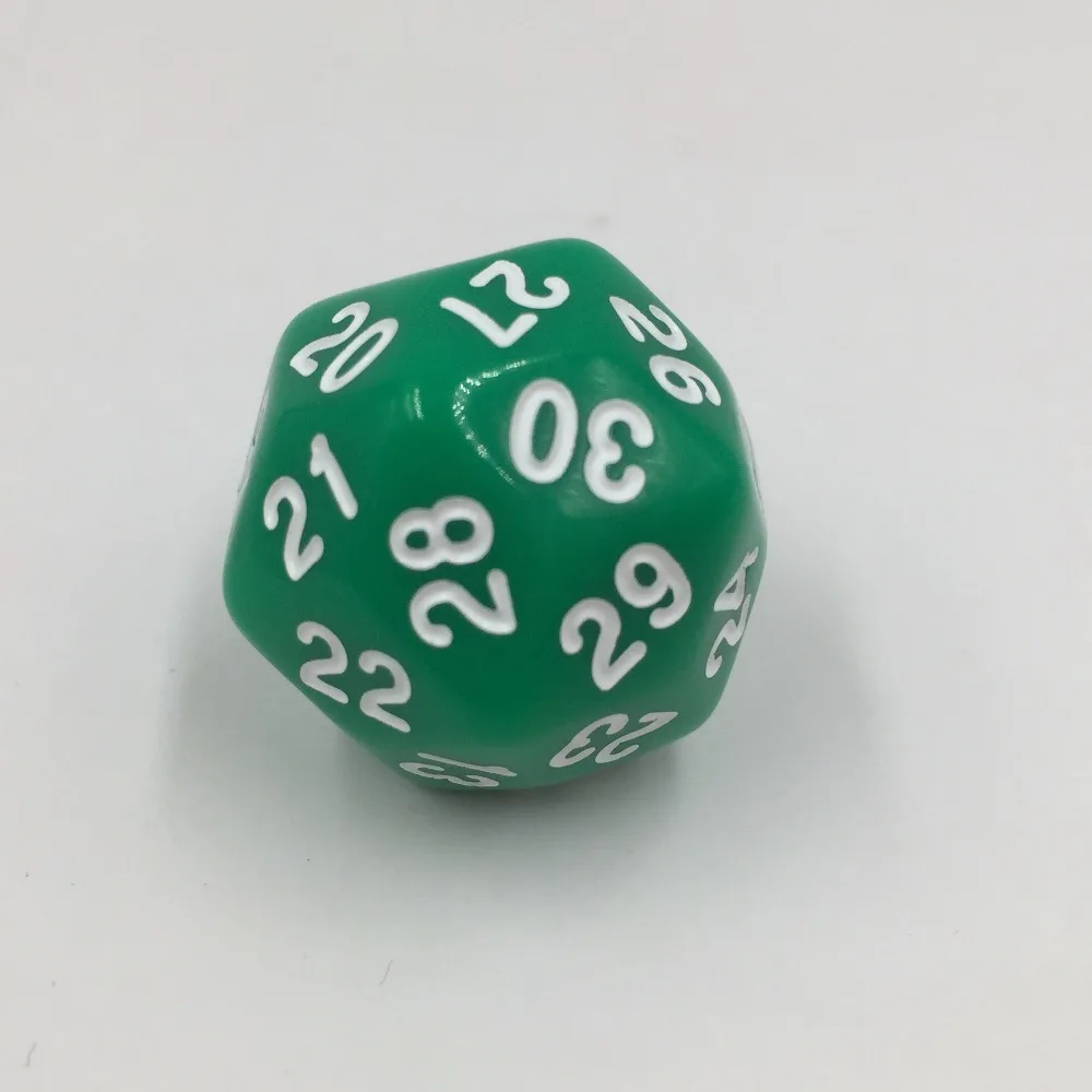 60 D10 Dice New. 30 Blue And 30 White 