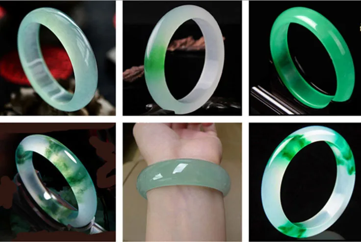 54mm 64mm 등급 A 고품질 천연 옥 팔찌 고급 보석 옥 팔찌 쥬얼리 여성용 선물, 드롭 배송|Bracelets ...