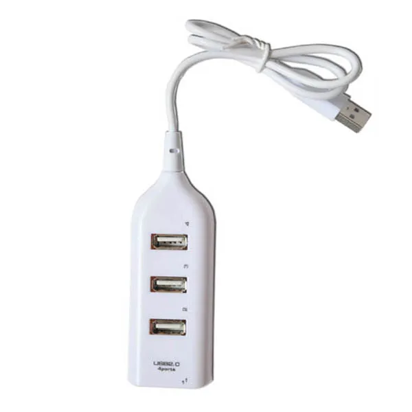 

Carprie New USB 2.0 Hi-Speed 4-Port Splitter Hub Adapter For PC Computer Notebook Hot 18Mar06 Drop Ship