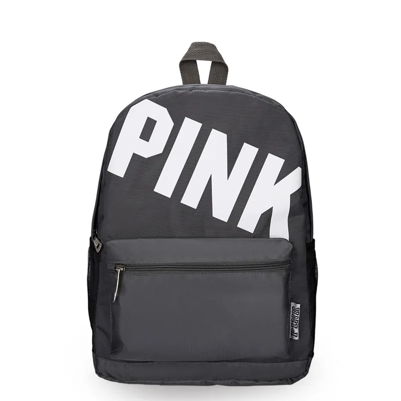 Новая розовая Женская сумка для тренажерного зала Спортивная дорожная сумка для улицы школьные сумки для подростков мальчиков девочек Lettesr печать - Цвет: grey-xie