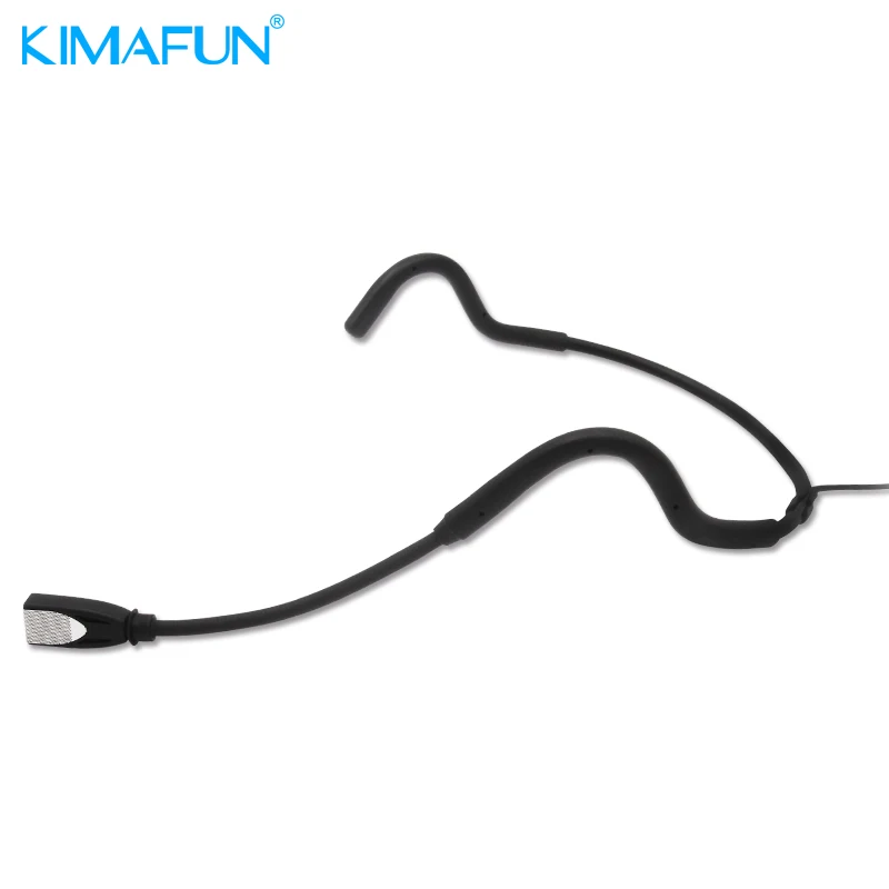 

KIMAFUN KM-880 Professional Unidirectional Condenser xlr Headset Singing /Hosting microphone for computer,launchpad,Bodypack