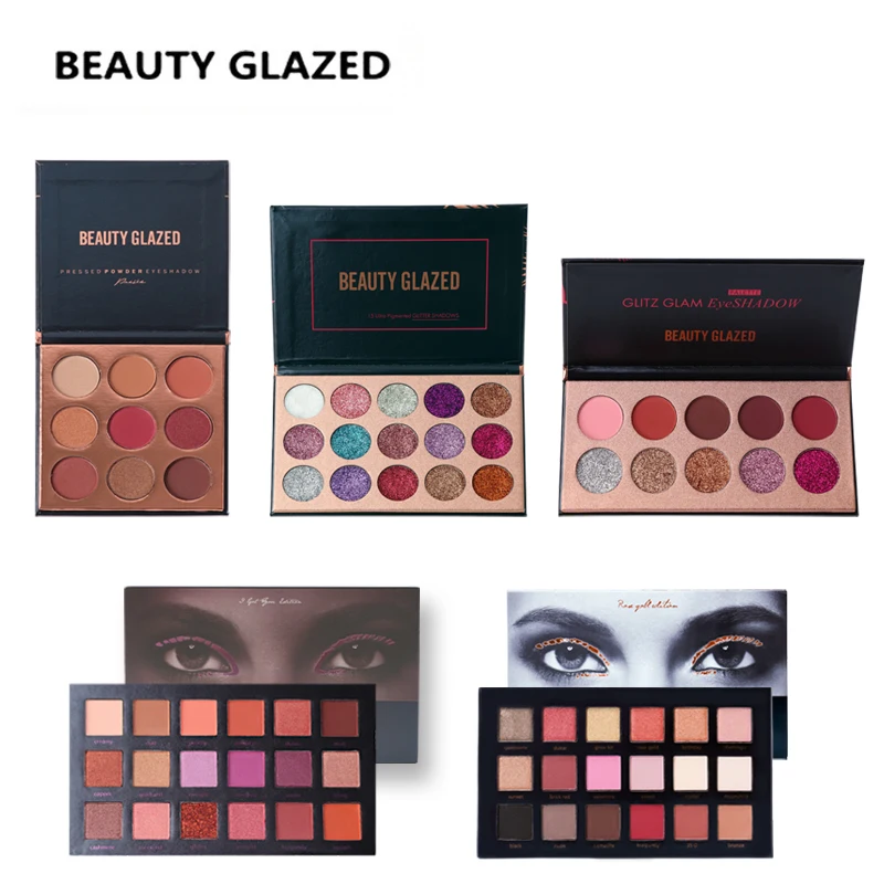 

BEAUTY GLAZED Brand Hot Sale Natural Makeup Palette Makeup Long lasting Eye Shadow Easy To Wear Eyeshadow Natural Matte Shimmer