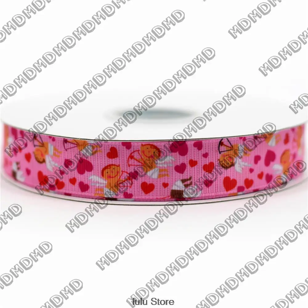 6-75 мм Рождество любовь напечатанный Grosgrain лента обмен подарки DIY украшение для
