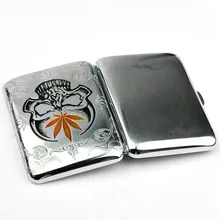 84 мм Медь портсигар Для мужчин полноценно сигарету случае мини Портативный Для мужчин бизнес-подарок