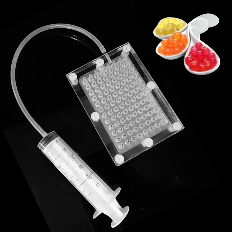 

Caviar Roe Sauce Maker Molecular Gourmet Tools Caviar Box Colander Strainer Kitchen Gadgets Cooking Decoration Equipment