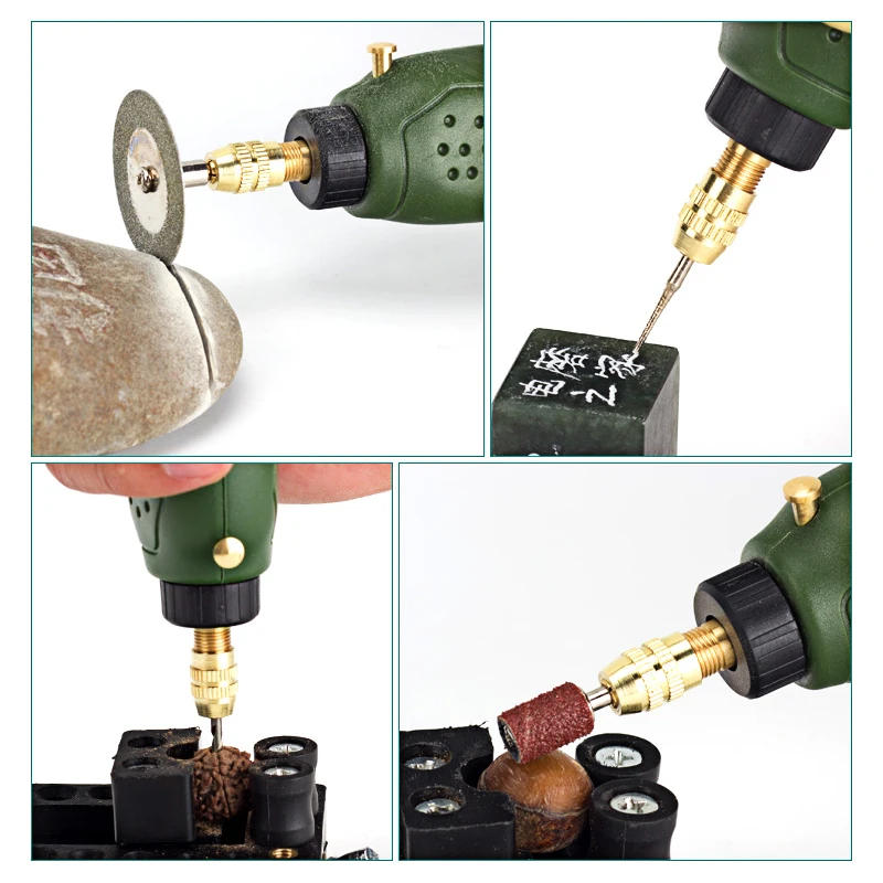 Goede Tungfull Rotary Power Tool Draagbare Elektrische Boor Boren Accessoires Voor Dremel Slijpen Elektrische Boor Elektrische Handboor