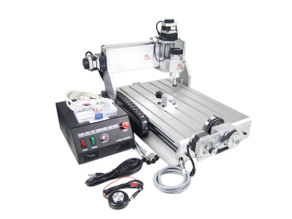 Free Ship from CN, no tax! CNC 3040 Z-DQ CNC Router, 4 Axis 3D Design Engraving Machine For PCB/Wood,support prepayment free shipping cnc 3040 z dq 4 axis 3d wood engraving machine pcb carving router with ball screw tool auto checking instrument