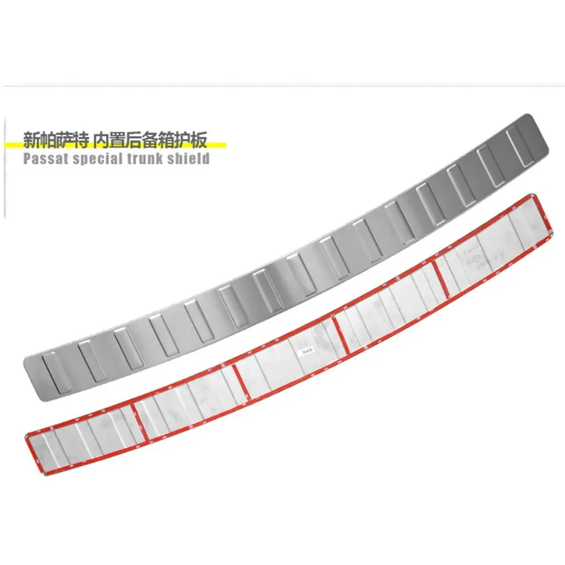 Высокое качество автомобильный Стайлинг задний порог автомобильный Бампер протектор из нержавеющей стали Стайлинг для 2011- VW Passat B7