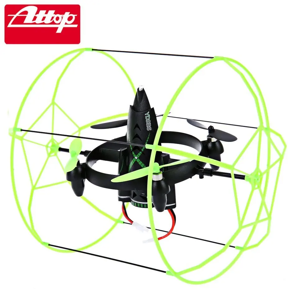 

Professional Brilliant Anti-collision Aircraft 2.4G 4CH 6-Axis Gyro RTF RC Quadcopter Toy ATTOP YD - 926 Better Gift for Boys