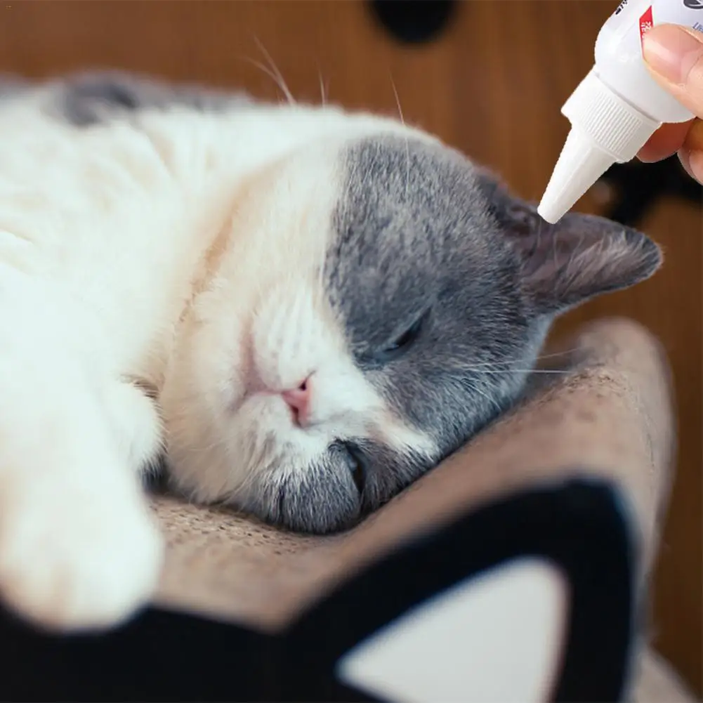 Cat And Dog Ear Cleaner Pet Ear Drops For Infections Control Yeast Mites Eliminate Odor Inhibit Bacteria And Relieve Itching