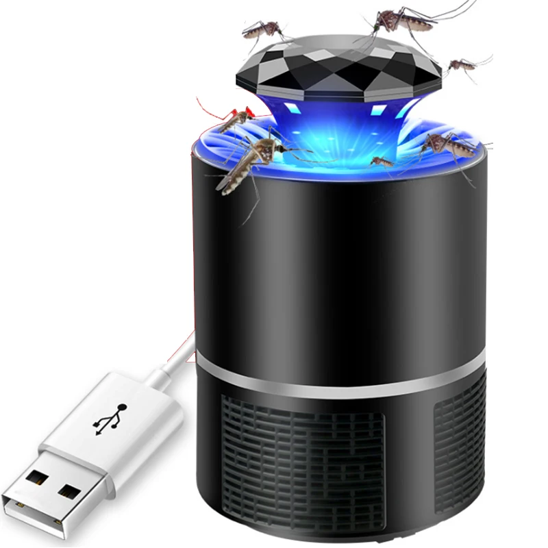 USB Электрический комаров убийца лампа светодиодный Жук Zapper наклейка от комаров лампа ловушка для насекомых Убийца дома гостиная борьба с