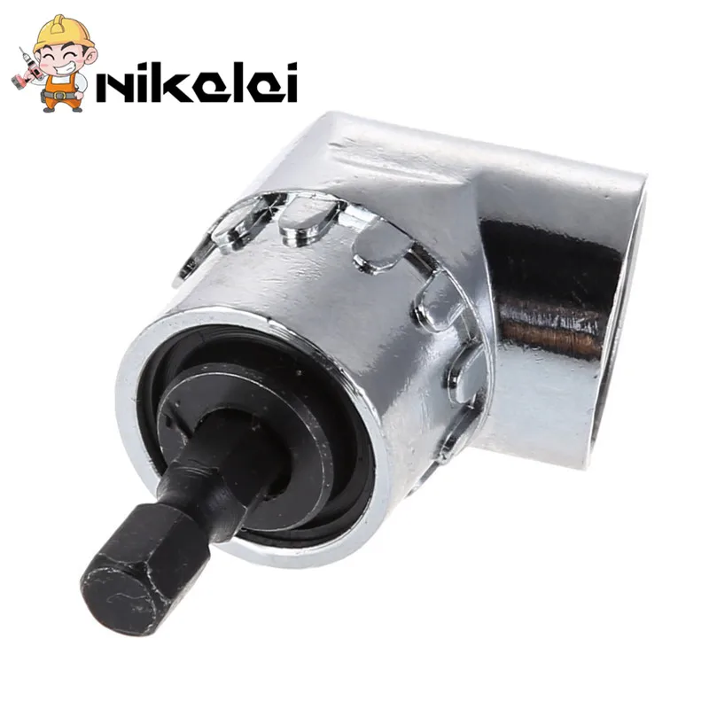 

105 Degree Turn Angle Bit drill Driver Adapter Screw Driver 1/4in Hex Shank Screwdriver Magnetic Angle Accessory Magnetic Bit