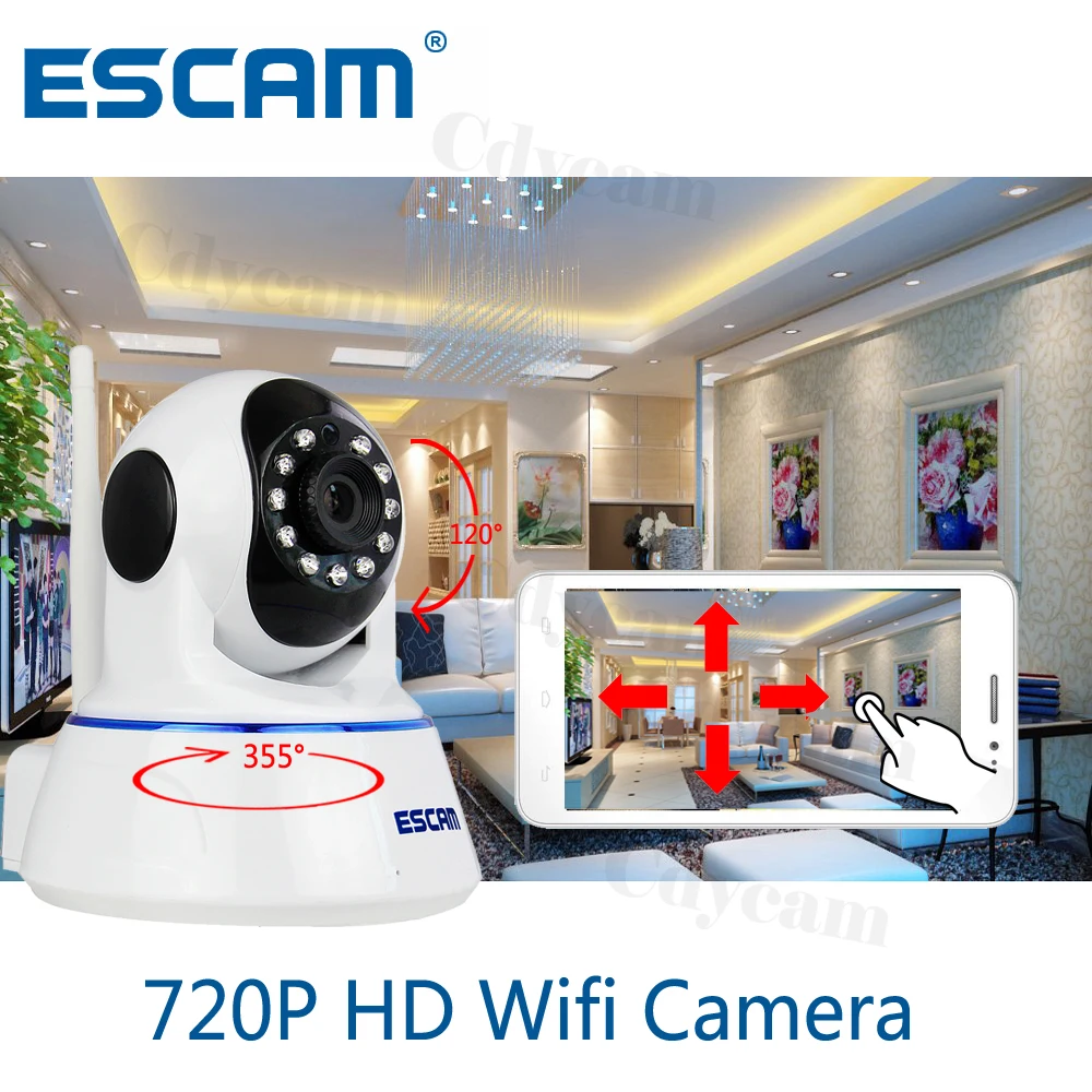 Mini Wifi IP Camera CCTV Security Camera 720P HD Network Camera P2P IR Cut Two Way Audio Micro SD Card Night vision