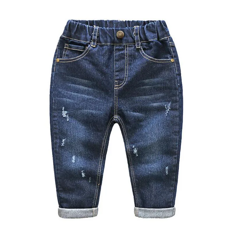 

Children's Cartoon Trousers Pant Fashion Boy Jeans Boys Hole Jeans Kids Fashion Denim Pants Baby Jean Infant Clothing