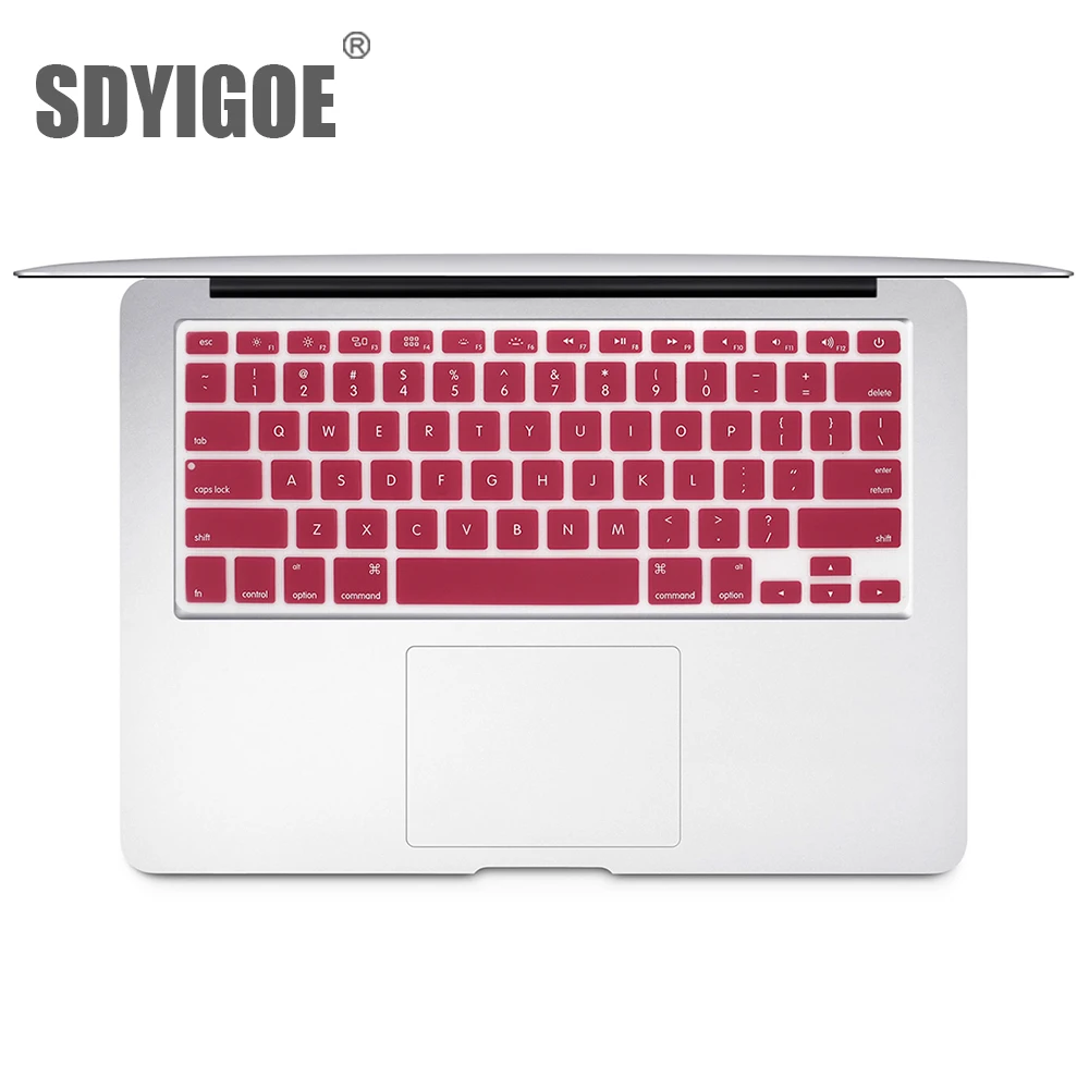 Клавиатура для ноутбука, чехол для macbook air 13 pro 15 дюймов A1466 A1502 A1278 A1398, Силиконовая накладка для клавиатуры, цветная защитная пленка