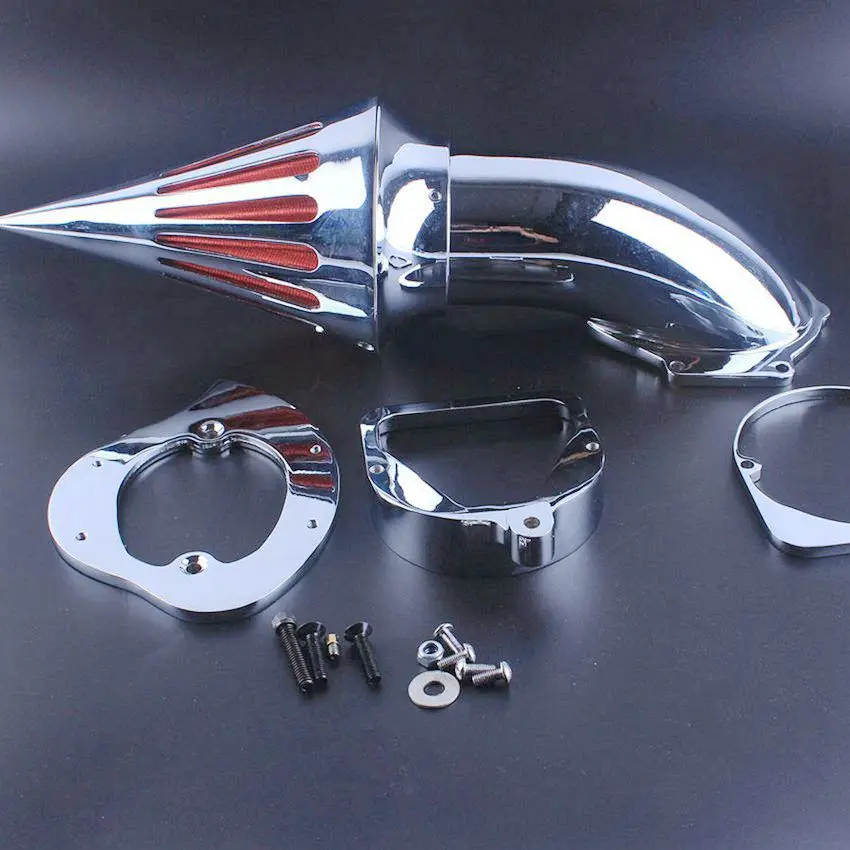 

Spike Air Cleaner Intake Filter Kit Set For Honda Shadow ACE VT750 SHADOW ACE VT750CDC All Years Chrome