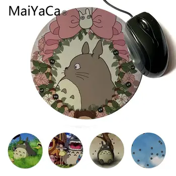 

MaiYaCa New Printed Totoro Silicone Pad to Mouse Game Professional Round Gaming Mousepad Keyboard Mat