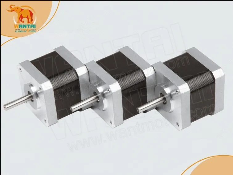 3 шт. Nema17 42BYGHW811 0.48N.m(70oz-in) 48 мм 2.5A 1 в для 3D-принтера маршрутизатор с ЧПУ