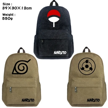 

Anime Naruto student Schoolbag Casual canvas Backpack Sharingan Uchiha Fashion Rucksack Travel bag Shoulder Bag Bookbag knapsack