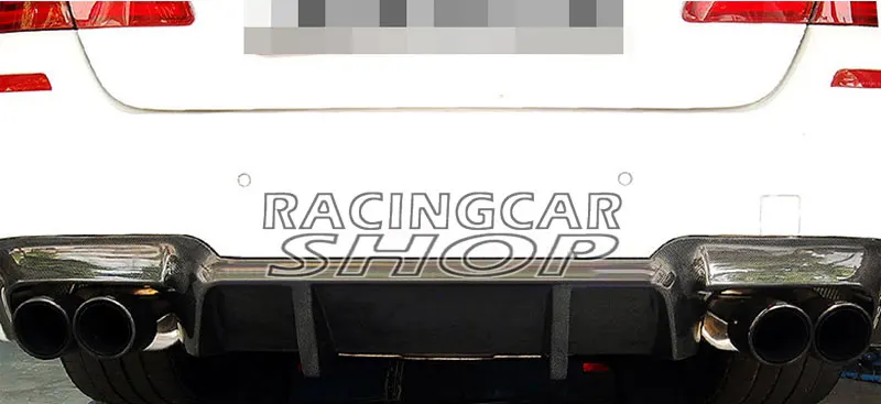 DTM STYLE REAL CARBON FIBER REAR DIFFUSER SPOILER FOR BMW 5-SERIES F10 M5 BUMPER 2011UP