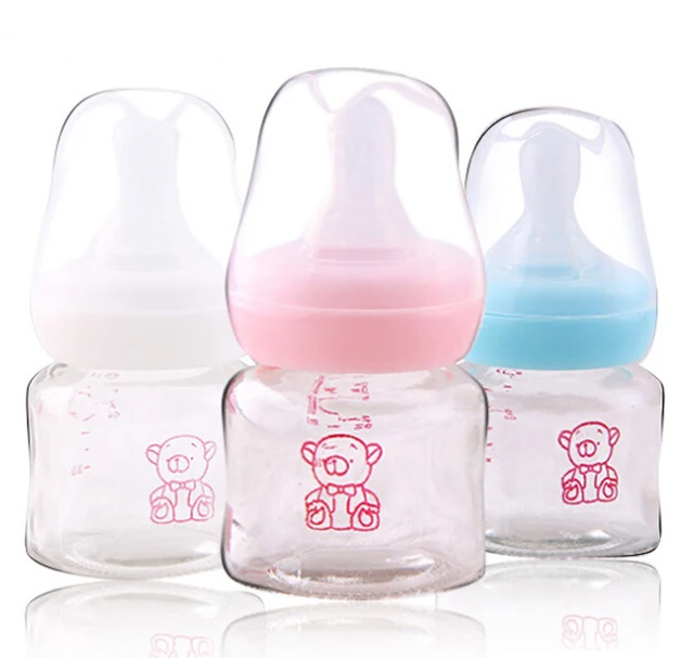 60ML GLASS baby feeding bottle baby Glass milk Bottle for fruit juice
