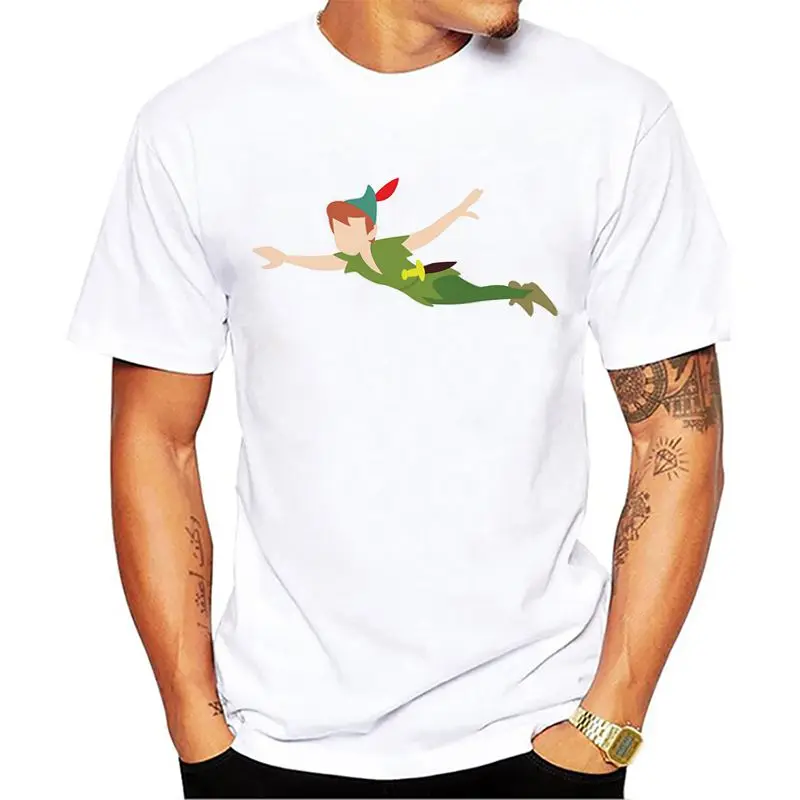 

2018 new style summer Peter Pan short sleeve T-shirt men's casual tees tops male white T shirt